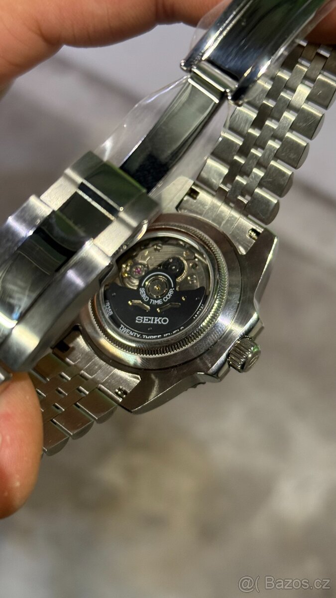 Hodinky Seiko mod GMT master Bruce Wayne - 5