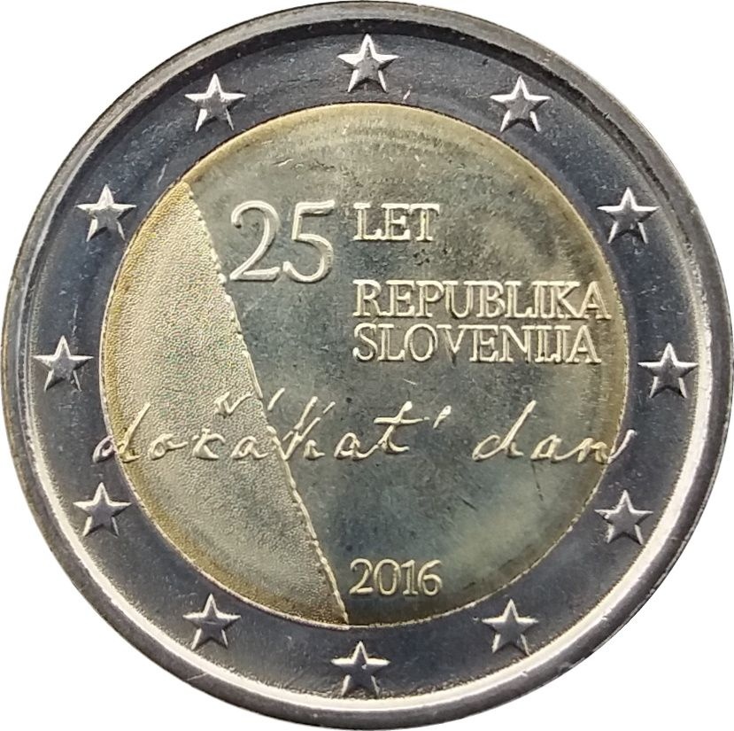 2 Euro Slovinsko pamětní mince 2015 - 2022 - vyberte si - 5