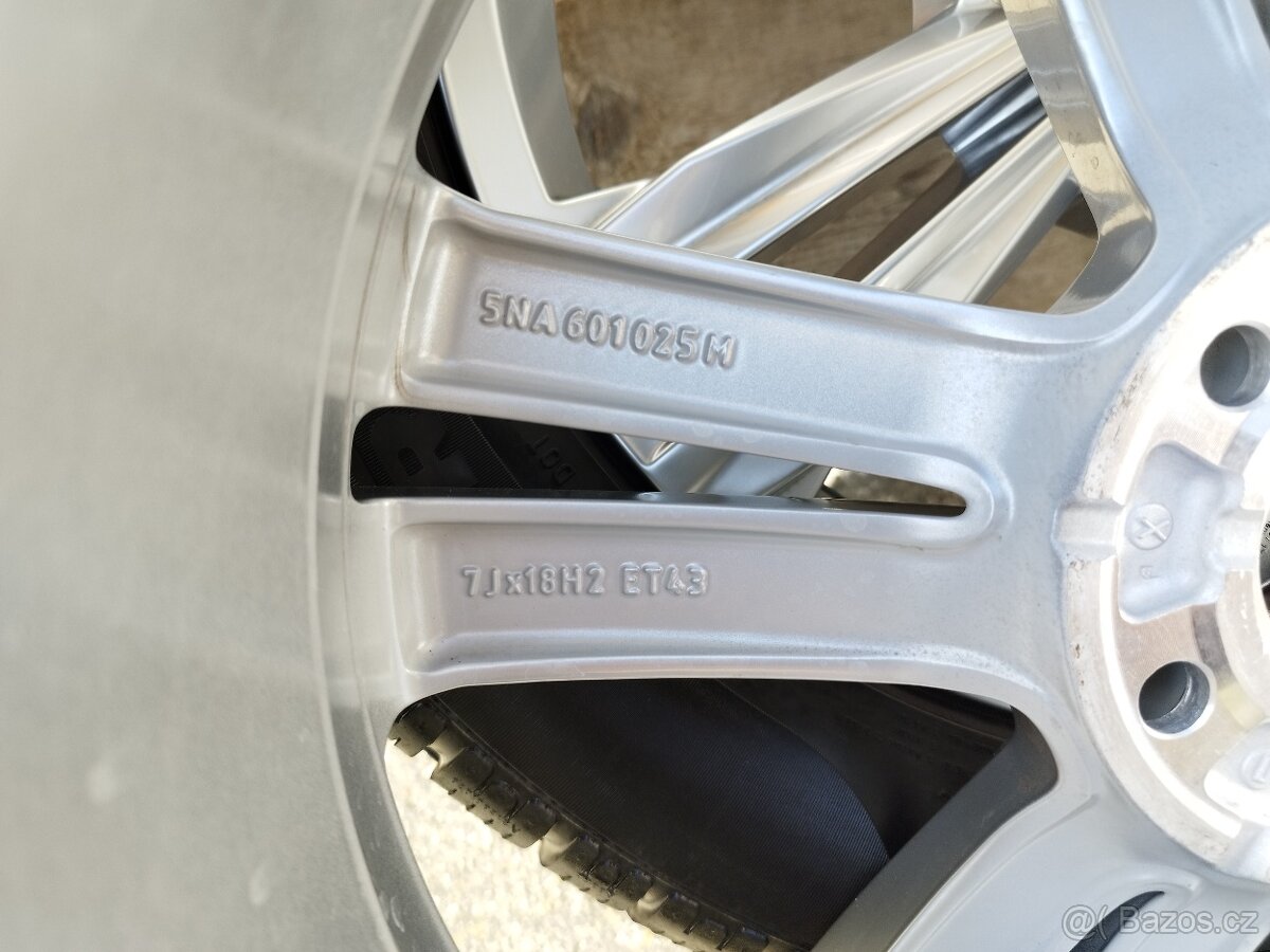 Originální kola VW 5x112 R18 7Jx18H2 ET43 - TPMS - 5