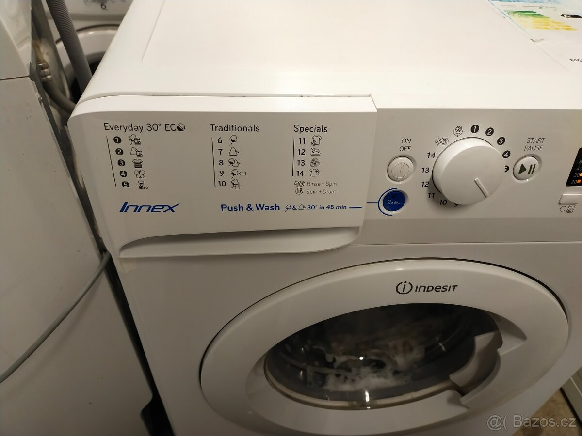 Prodám plně funkční pračku značky Indesit na 6 kg --DOVEZU-- - 5