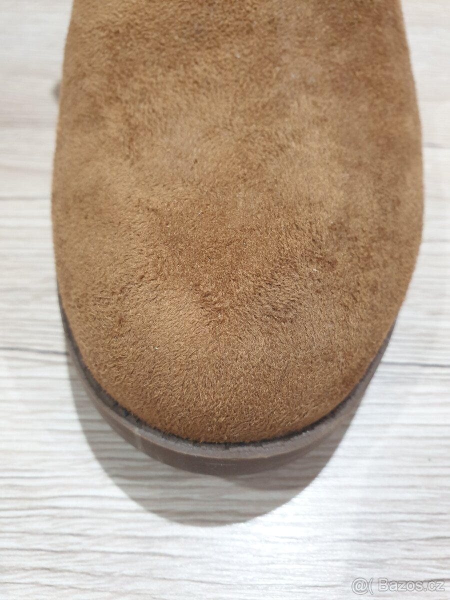 Kotníkové semišové boty, zn.M&S - 5