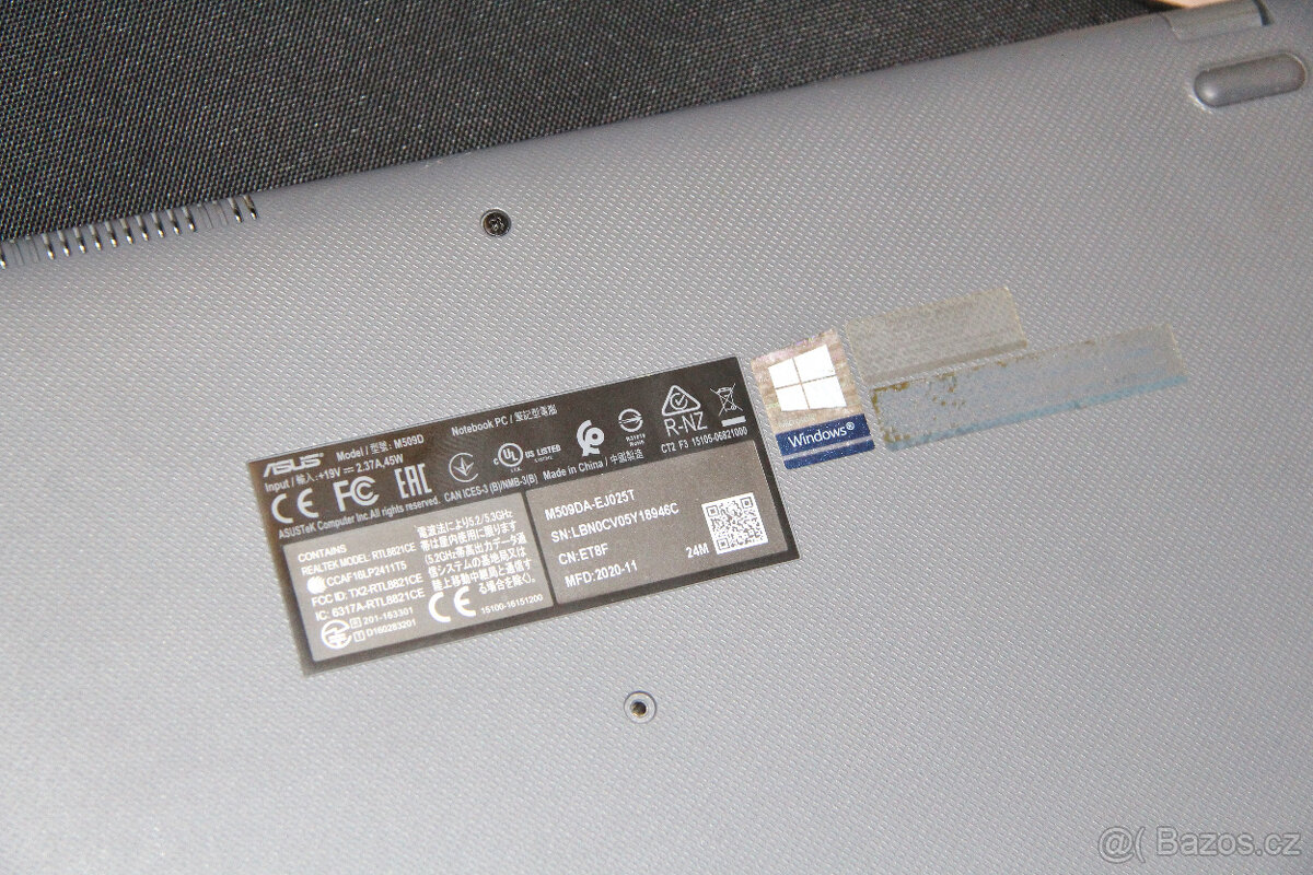 Notebook Asus 15 M509DA-EJ025T / 8GB / 512 SSD - 5