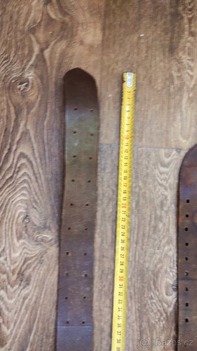 Pásky kožené 2 kusy - 5