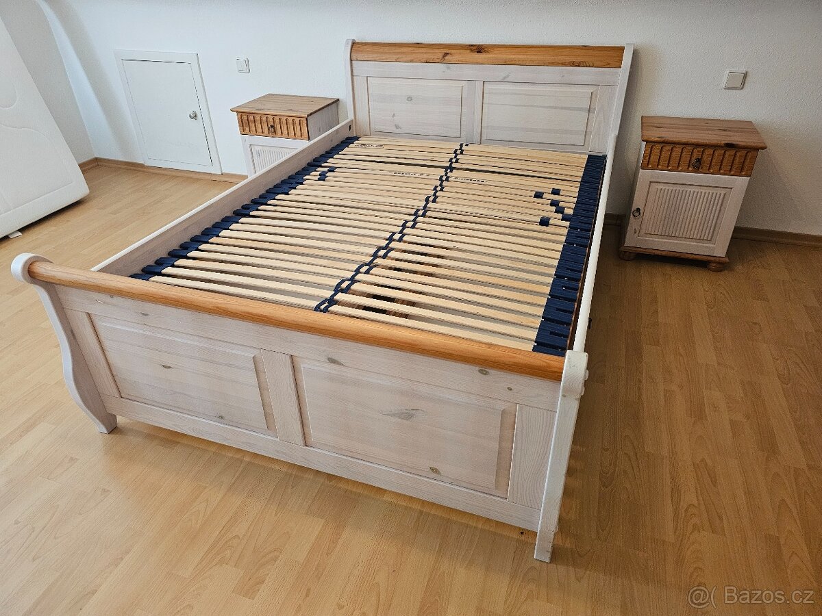 ..Zamluveno..Ložnice Celodřevená postel s úložným prostorem - 5