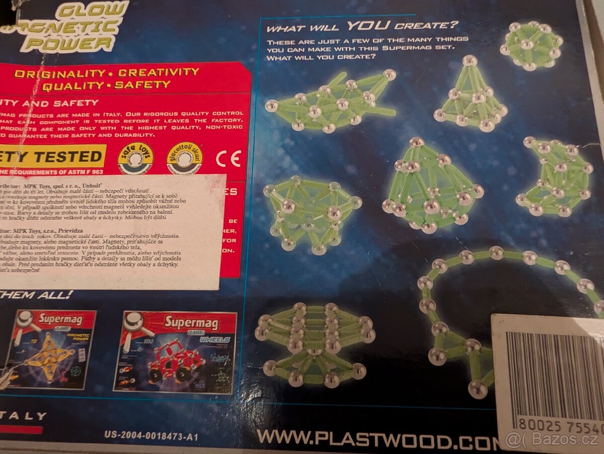 Magnetická Stavebnice SUPERMAG - 5
