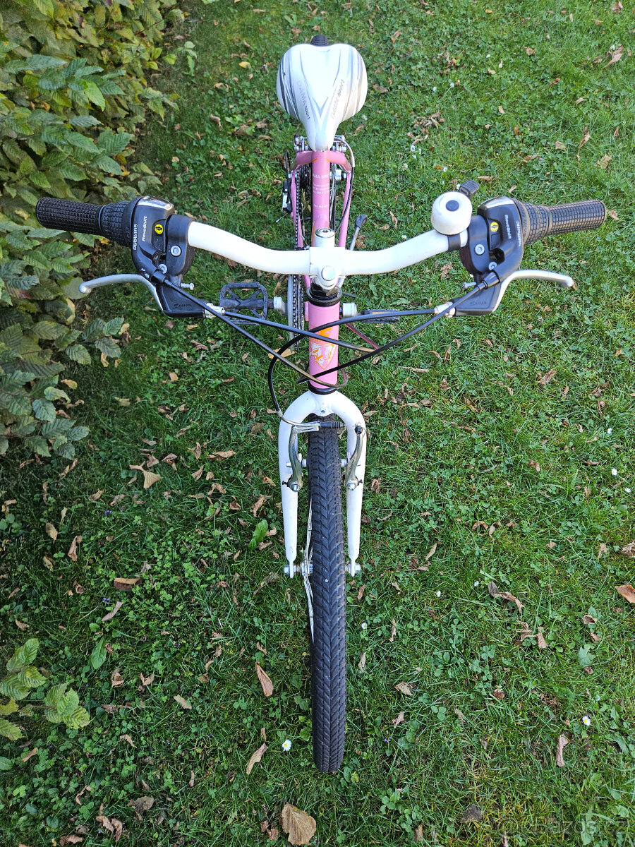 Dívčí 24" růžové horské hliníkové kolo CONDOR, rám 14" - 5