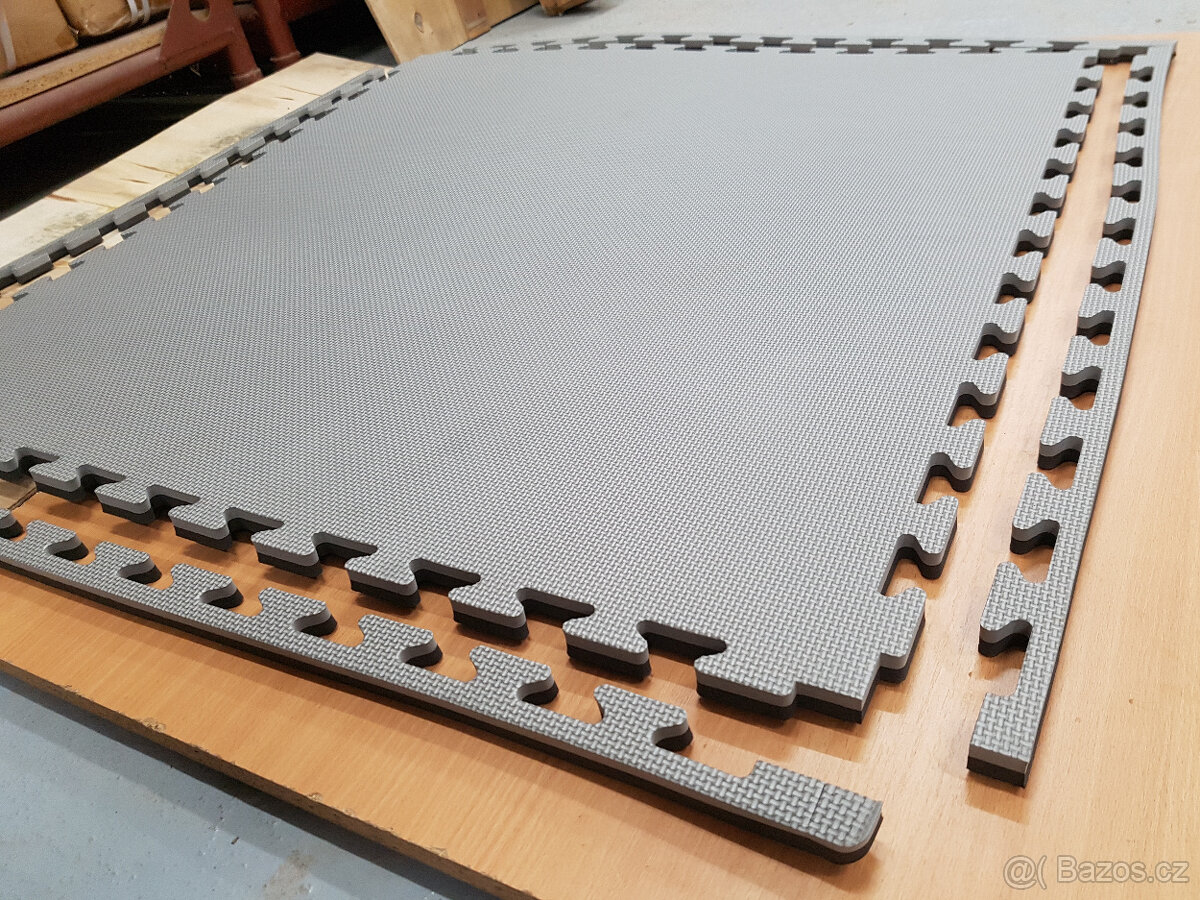 TATAMI - podložky žíněnky šedé, nové - 5