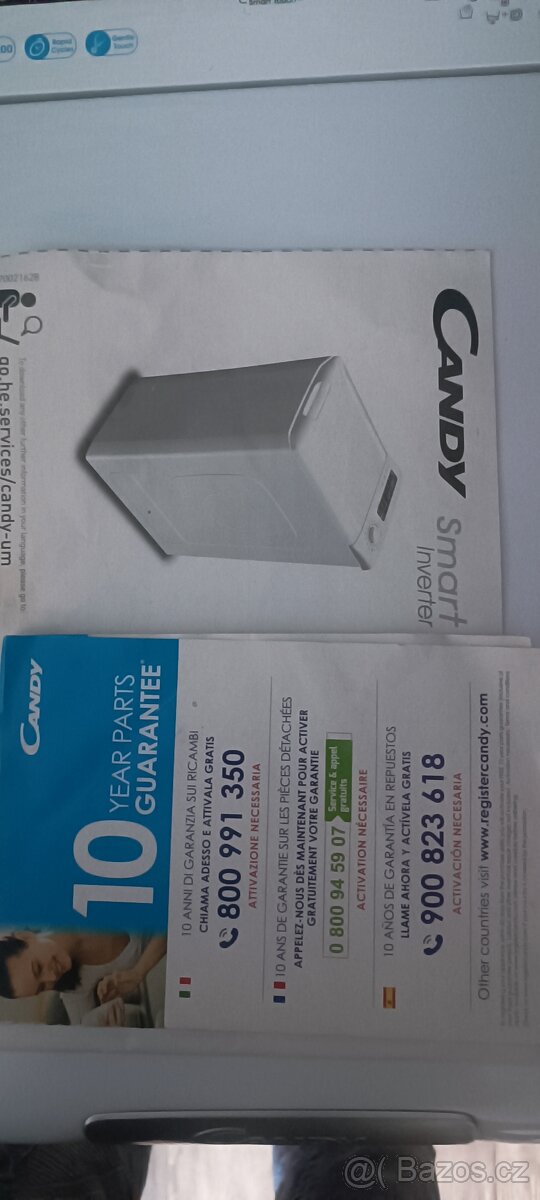 Prodám pračku Candy Smart inverte se zárukou - 5