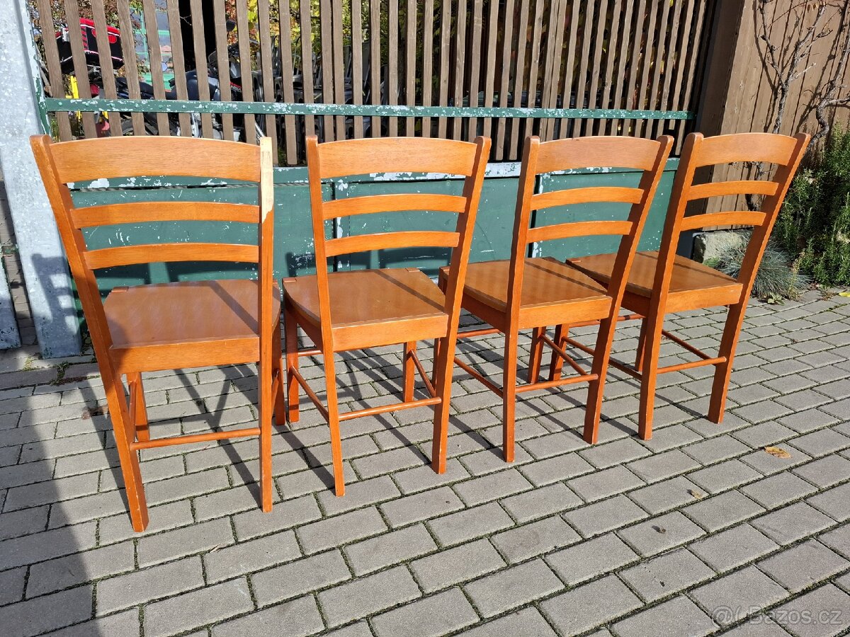 4x starsi židle - 5