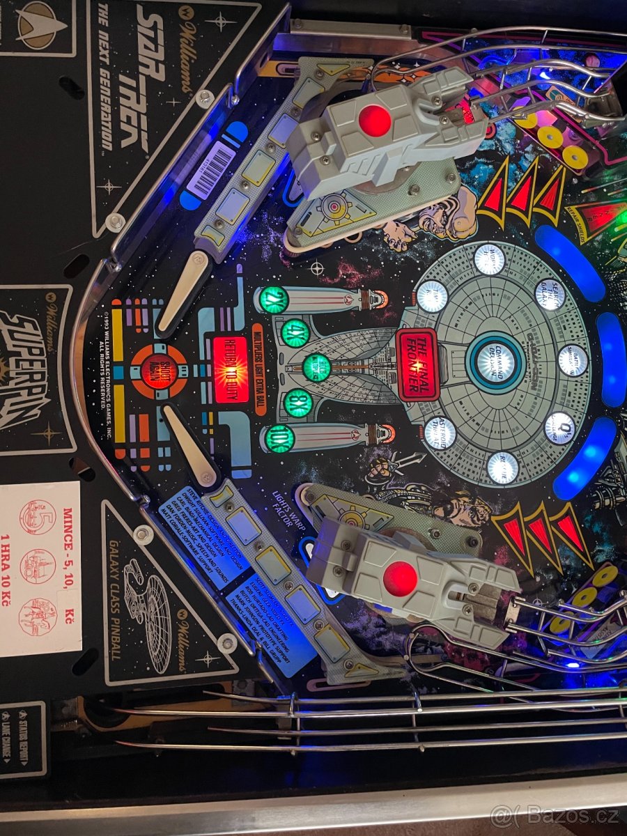 Flipper, pinball,Star Trek The Next Generation,Williams - 5