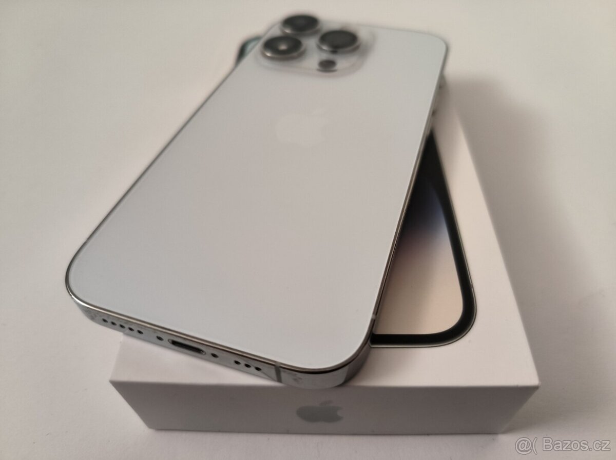 apple iphone 14 PRO 128gb Silver / Batéria 100% - 5