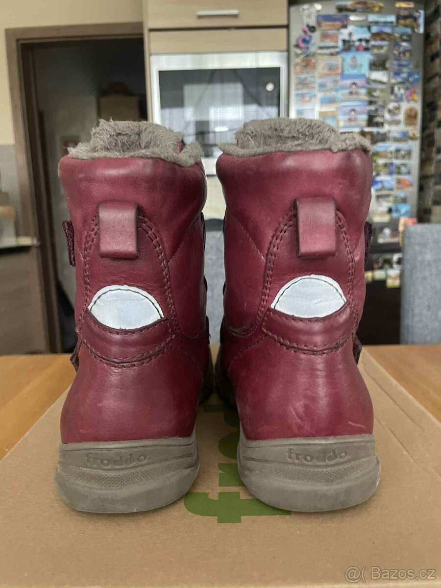 Zimní kožené boty Froddo velikost 35 - 5