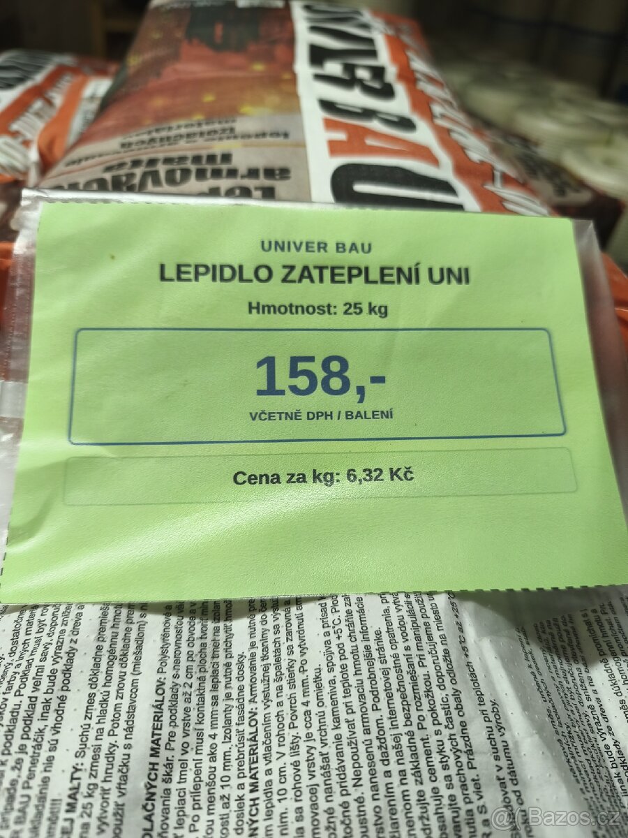 Stěrkovací lepidlo Zateplení Uni 25 kg - 5