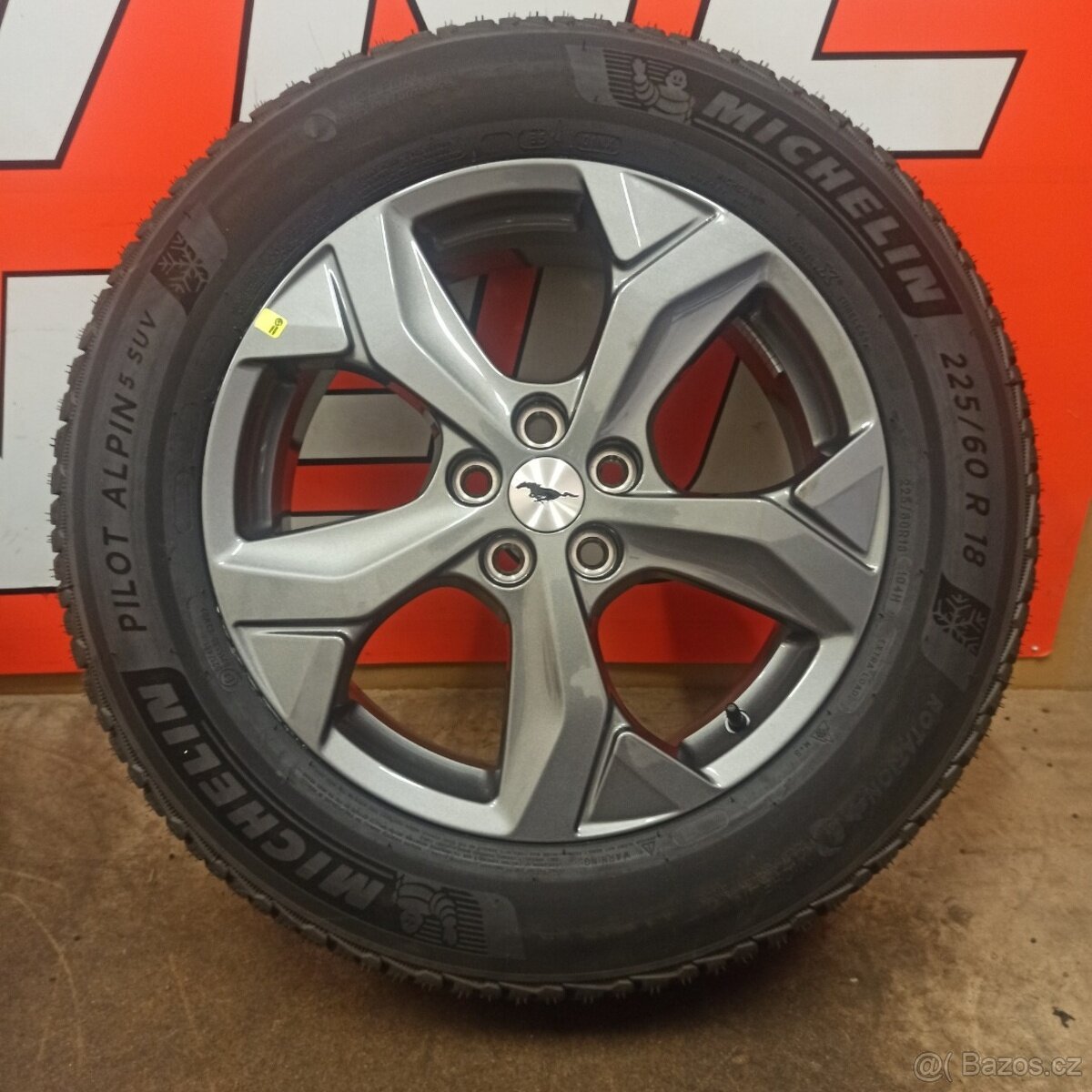 ALU kola Ford Mustang Mach-E zimní pneu 225/60 R18 - 5