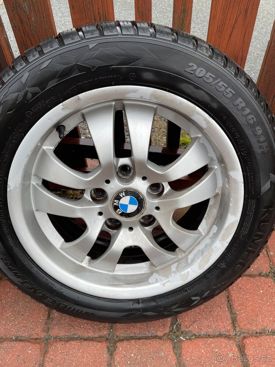 Alu kola 5x120 r16 zánovní pneu - 5
