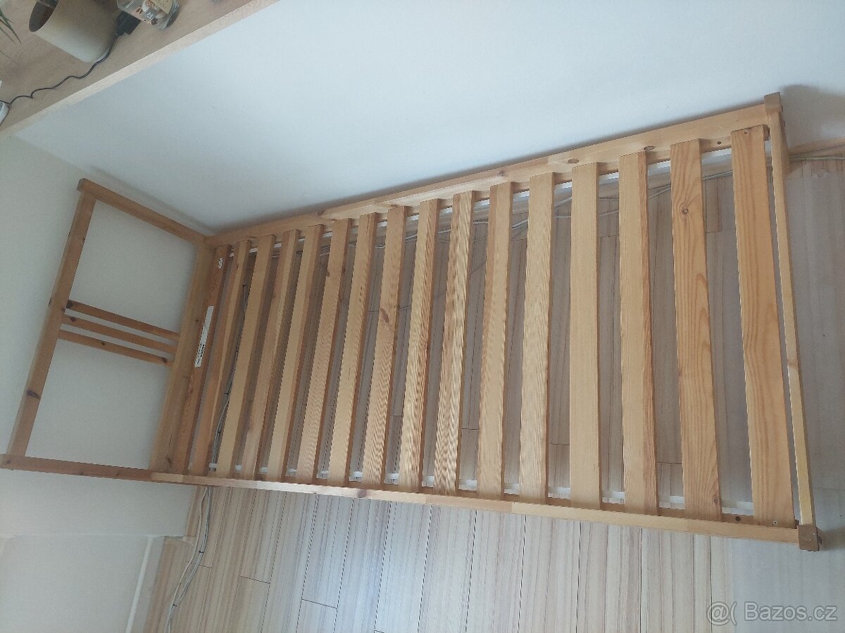 Dřevěná postel 90x200 - 5