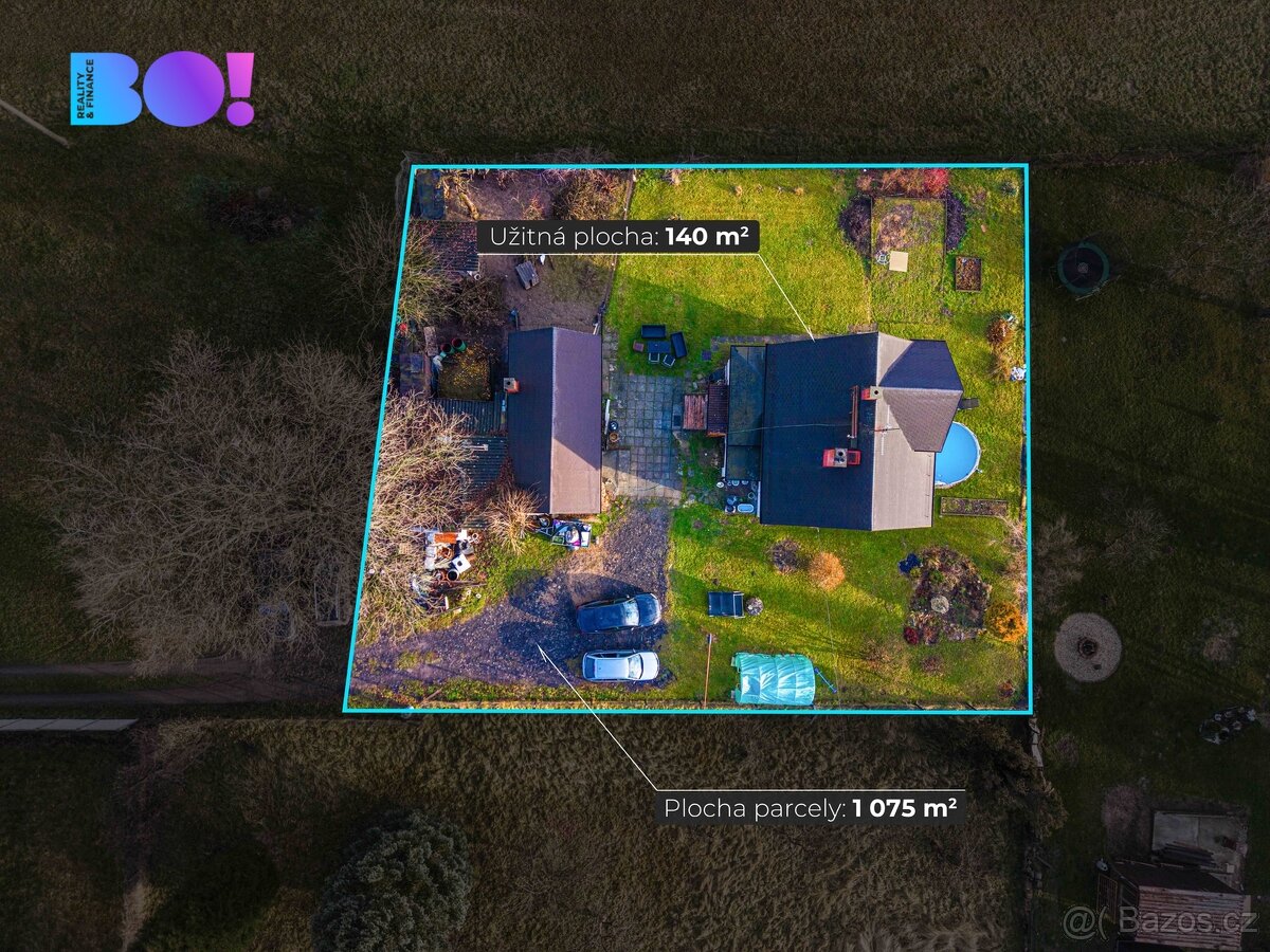 Prodej Rodinného domu 140 m²,, s pozemkem 1075 m², na ul. K - 5