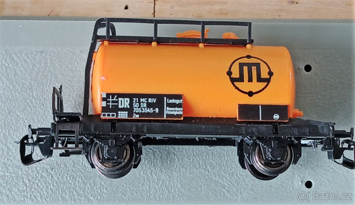 Cisterna. DR. Spřáhlo Očko. Kovové dvojkolí. - 5