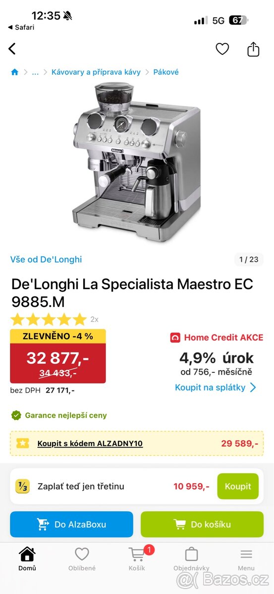 Delonghi La Specialista Maestro kávovar - 5