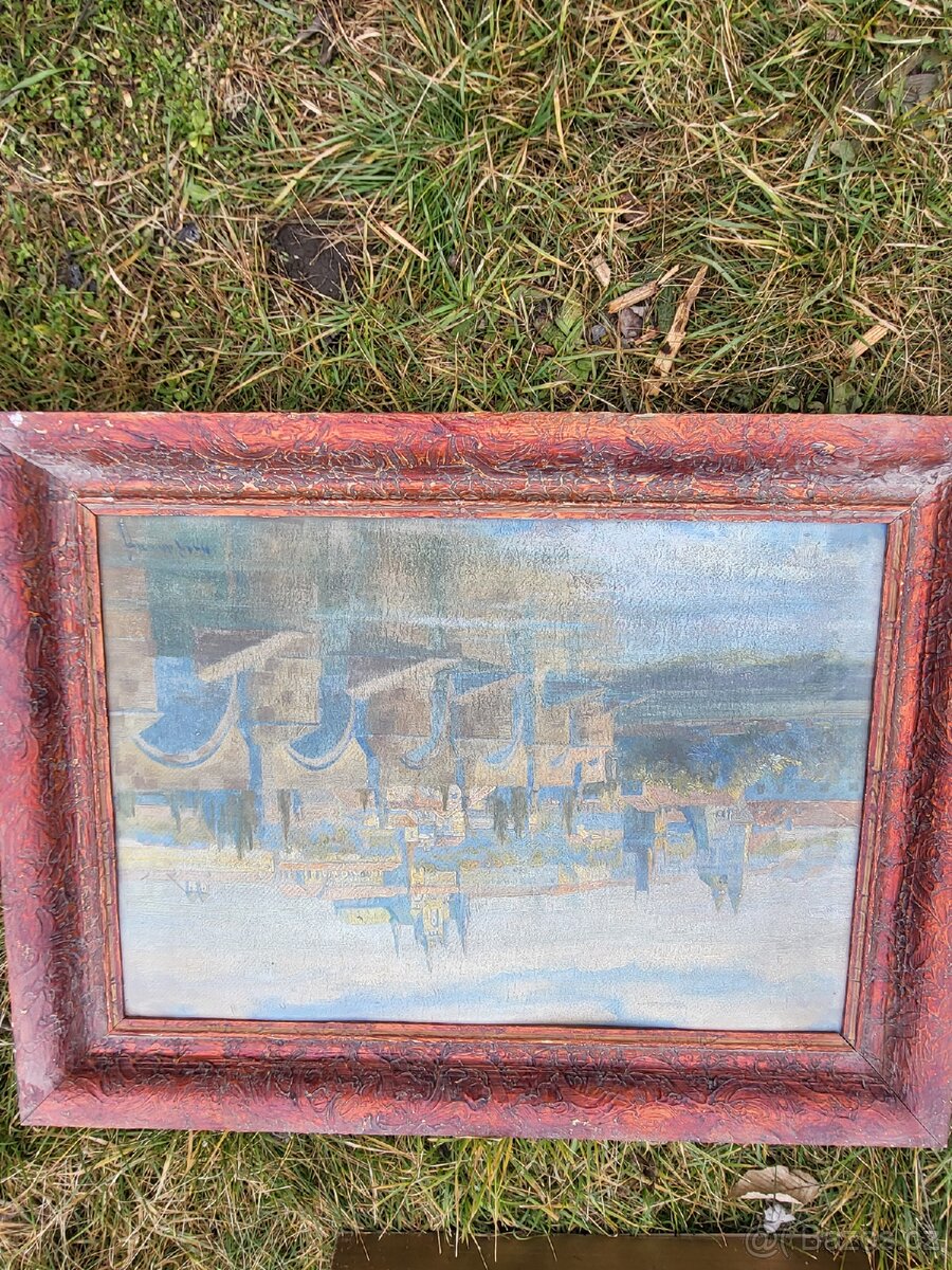 Staré obrazy, rámy - 5