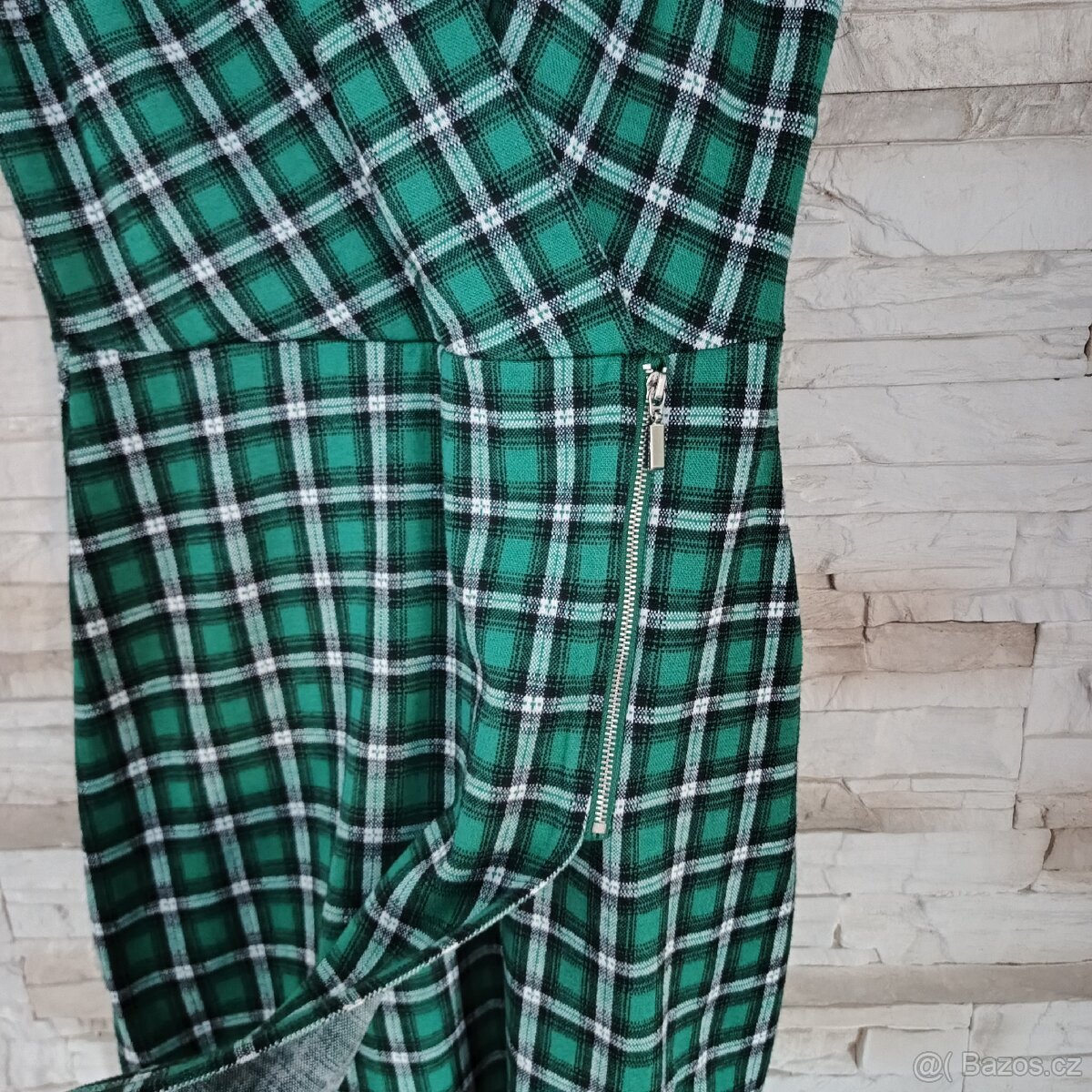 Zelené teplejší šaty mohito S 36 - 5