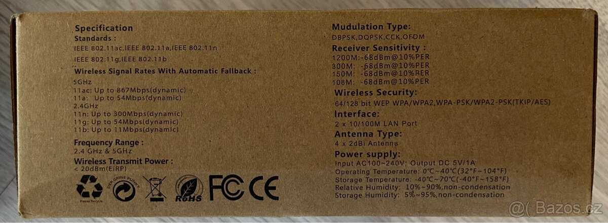 Router+zesilovač wi-fi - 5
