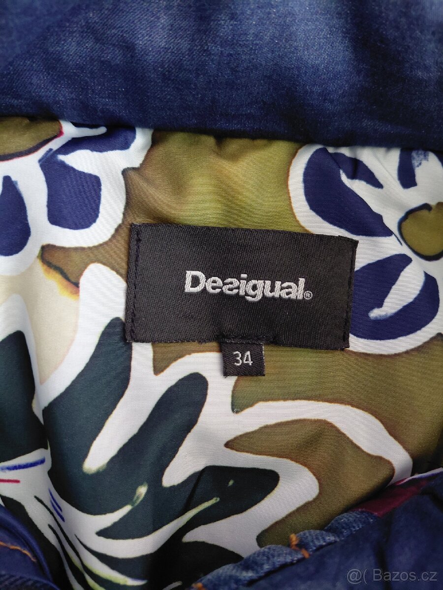 Desigual džinová bunda vel.34/36 - 5