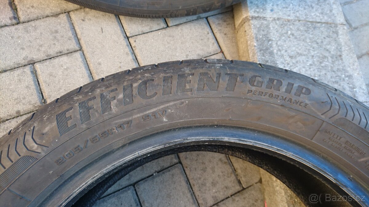 205 55 17 Goodyer efficient grip performance 2 kusy - 5