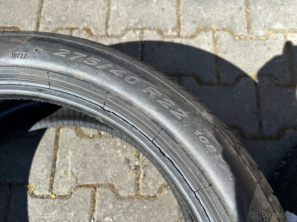 275/40 R22 PIRELLI P-ZERO pneumatiky - 5