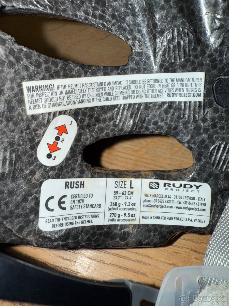 Cyklistická helma RUDY PROJECT RUSH. - 5