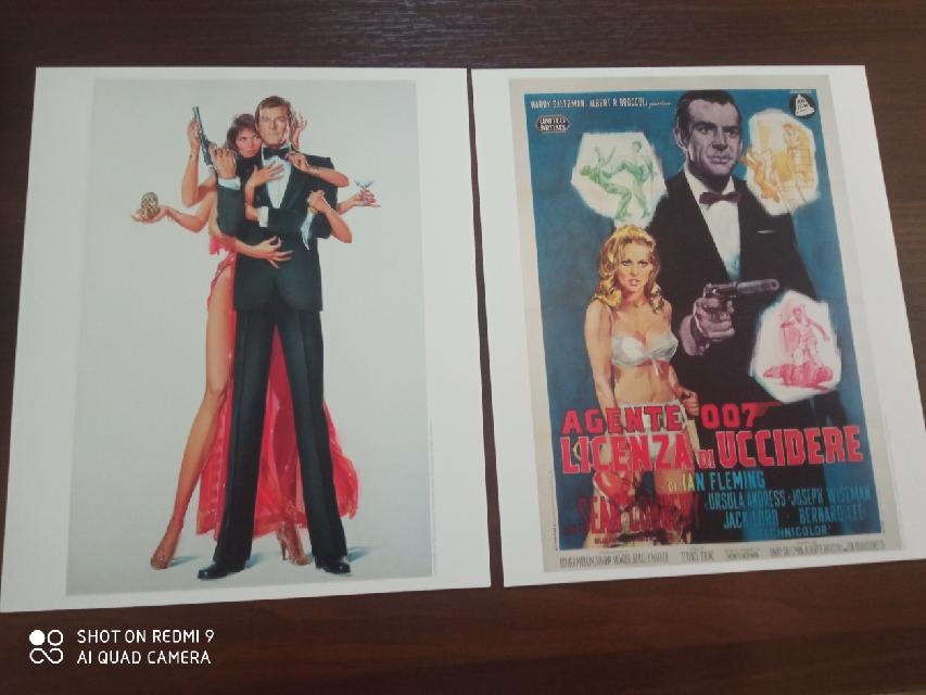 Velká kniha James Bond 007 filmové plakáty za 50let+2 karty - 5