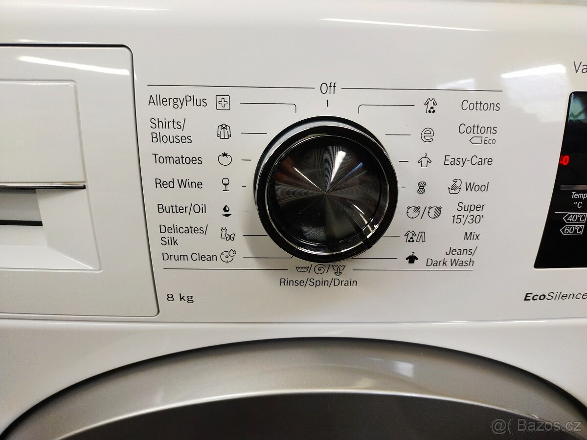 Prodám plně funkční zánovní dig.pračku zn.Bosch-8KG--DOVEZU - 5