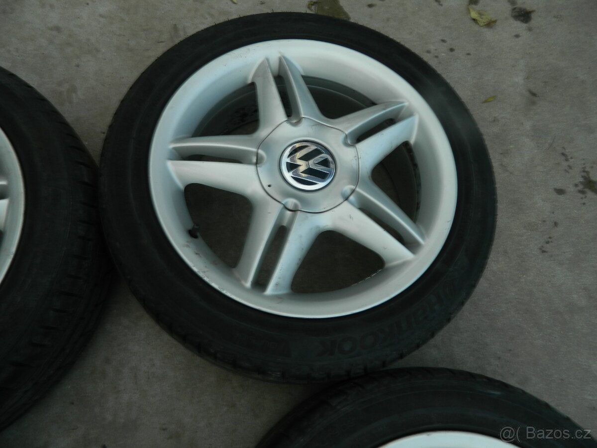 alu kola 5x100+letní pneu R17 - 5