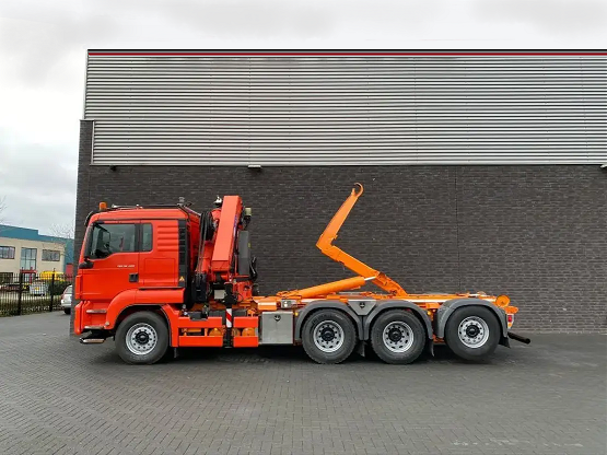 MAN TGS 35.480 8x4 Tridem - nosič kontejnerů s HR HMF - 5