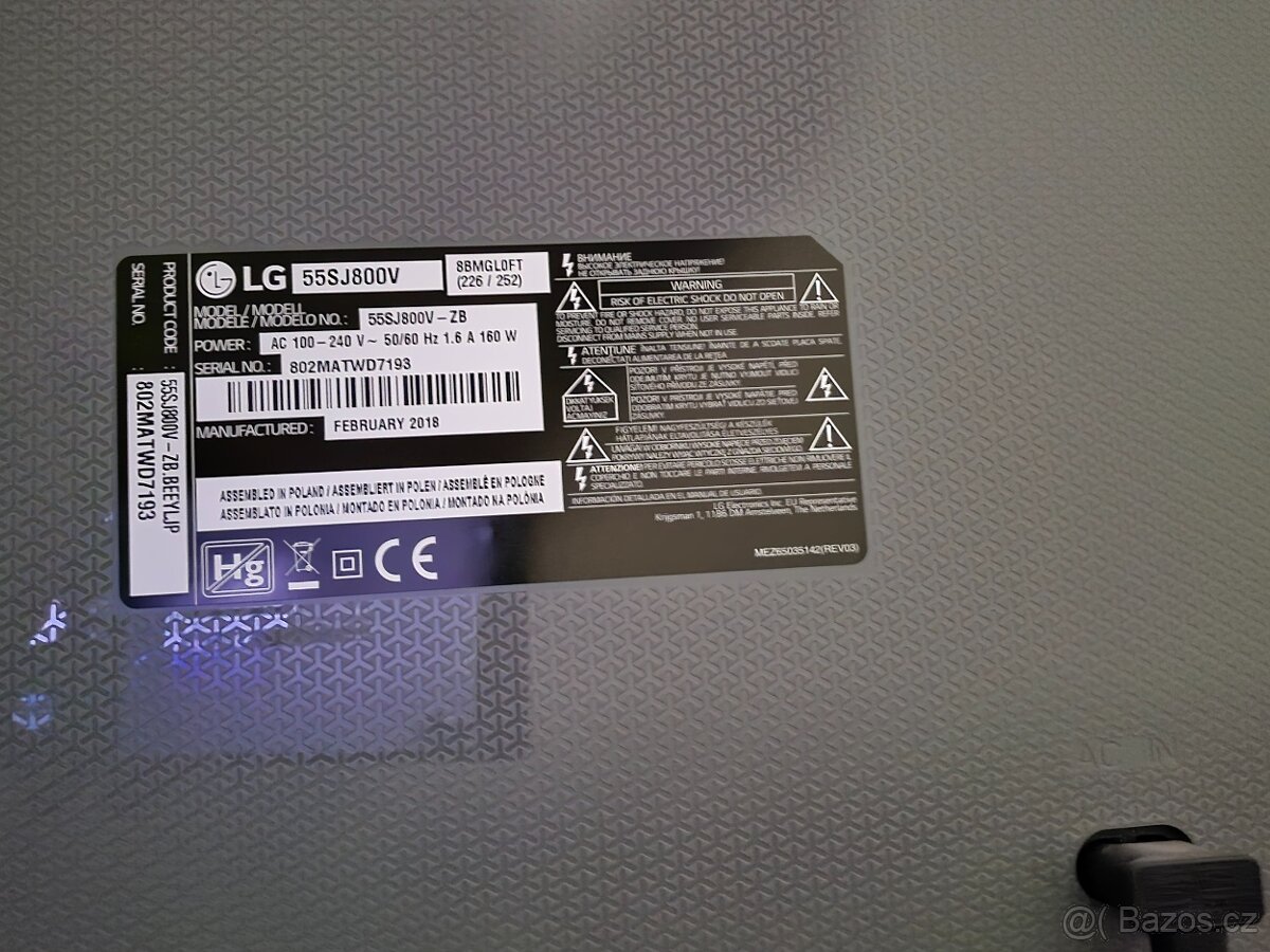 Televize LG 55SJ800V - 5