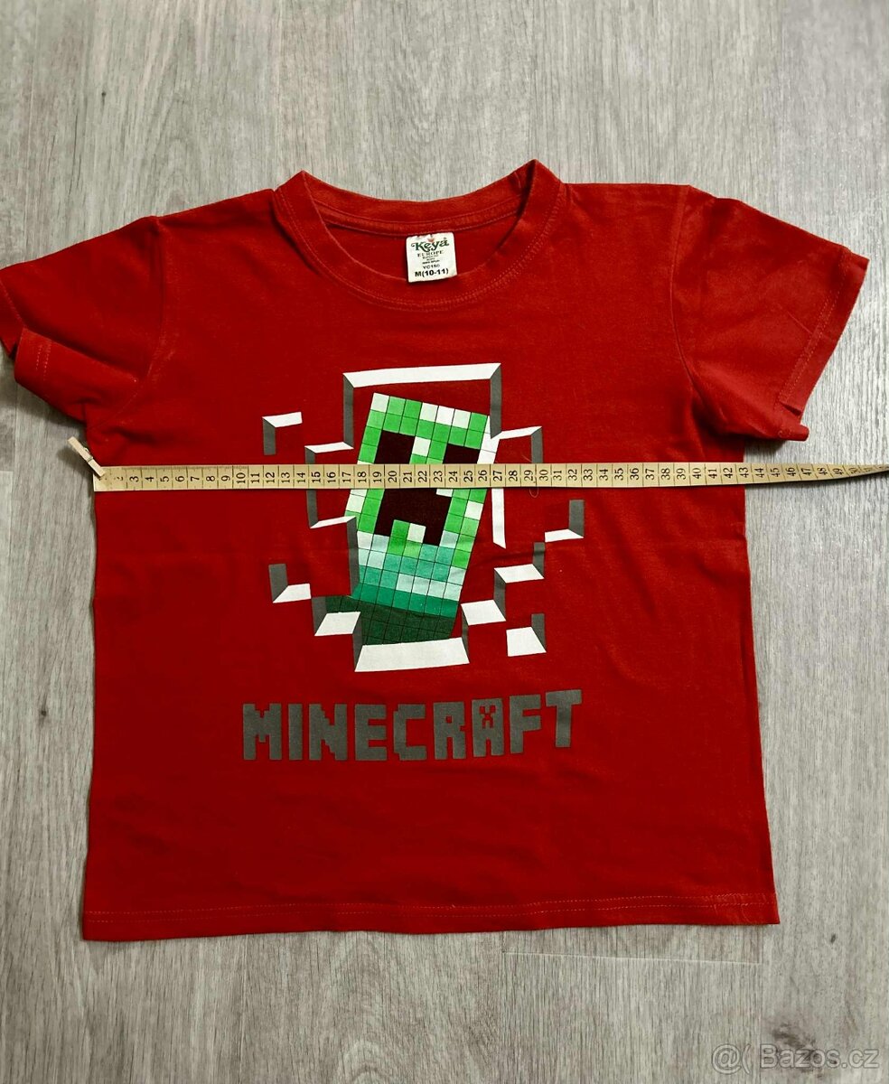 Prodám tričko Minecraft, vel. 10-11 let - 5