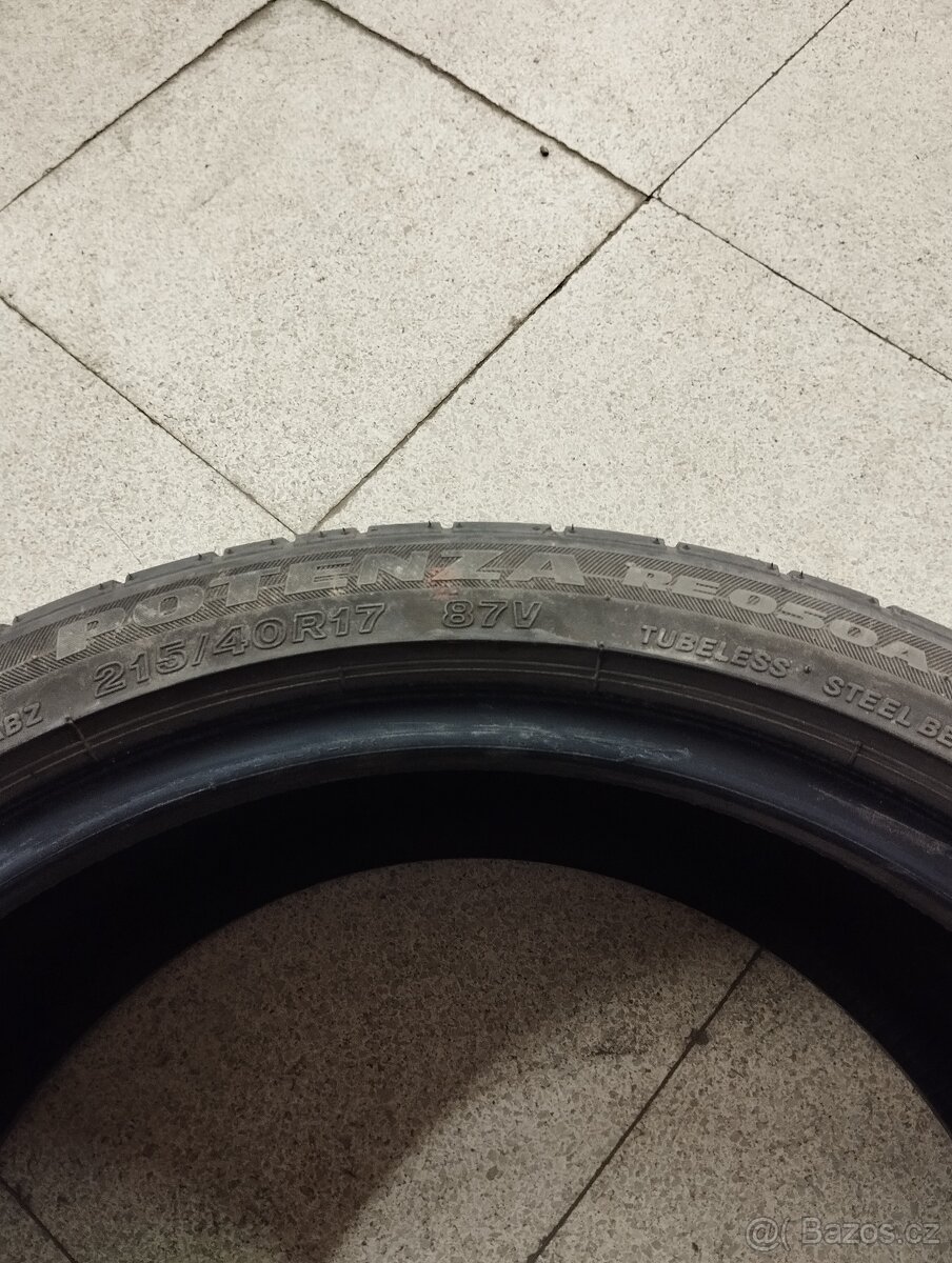Bridgestone potenza 215/40r 17 - 5
