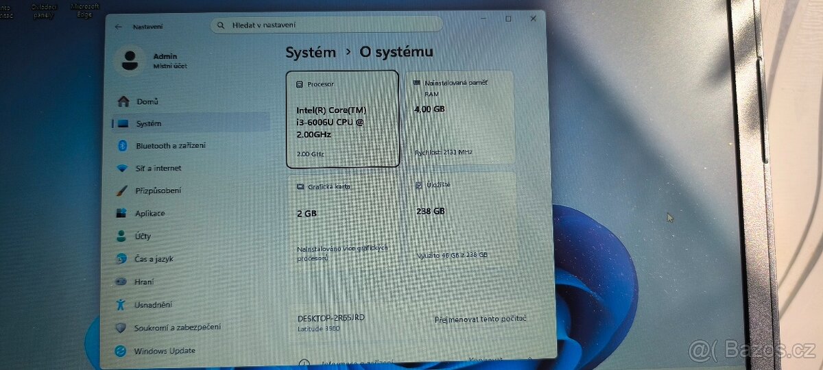 DELL Latitude 3580 intel-core i3 6gen. - 5