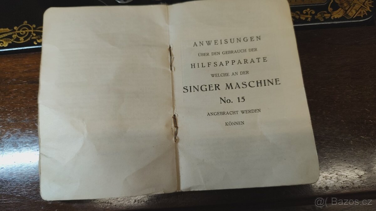 Šicí stroj SINGER 15. - 5