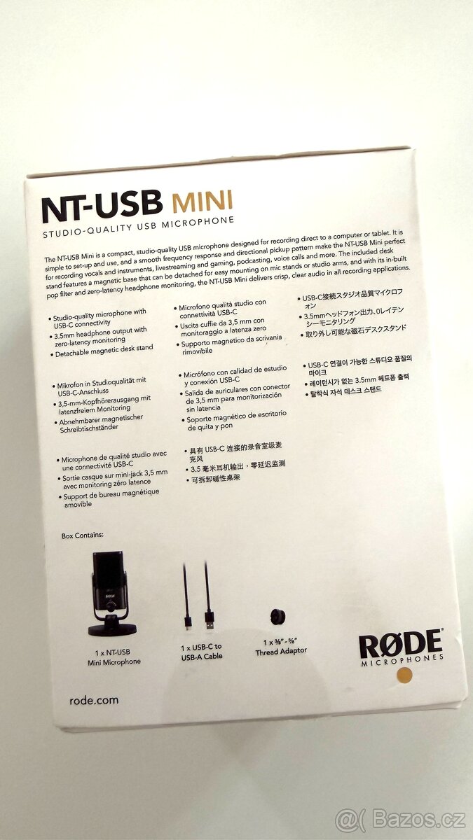 Mikrofon RODE NT-USB Mini – v záruce - 5