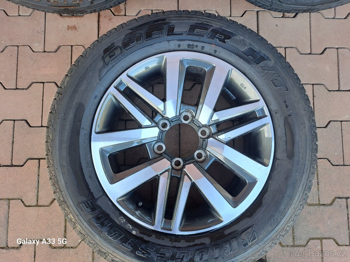 Orig.kompletní kola Toyota Hilux, Land Cruiser