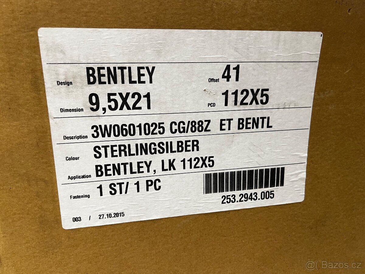 NOVÉ KOLA BENTLEY R21 - 5