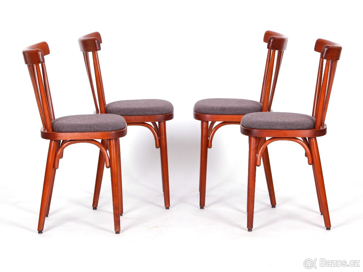 4x těžké masivní židle po přečalounění. - 5