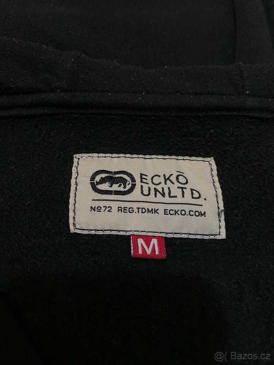 Černá mikina na zip Ecko Unltd. - 5