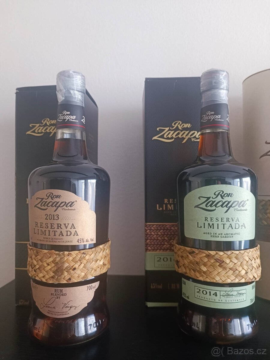 Zacapa Reserva Limitada 2013 2014 - dohromady - 5