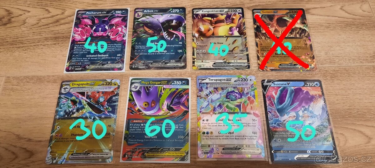 Pokémon karty hity + EX - 5