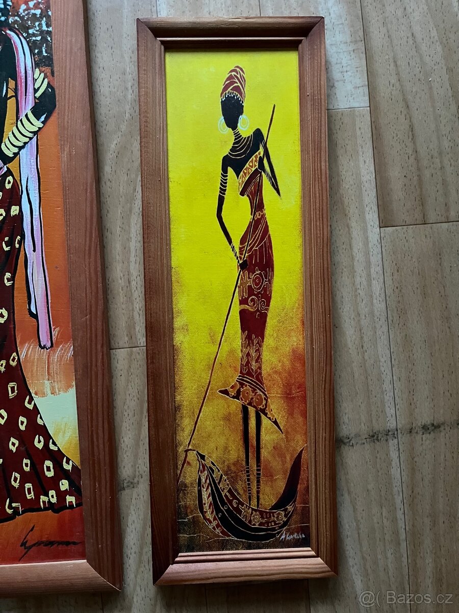 Obrazy s africkými motivy - 5