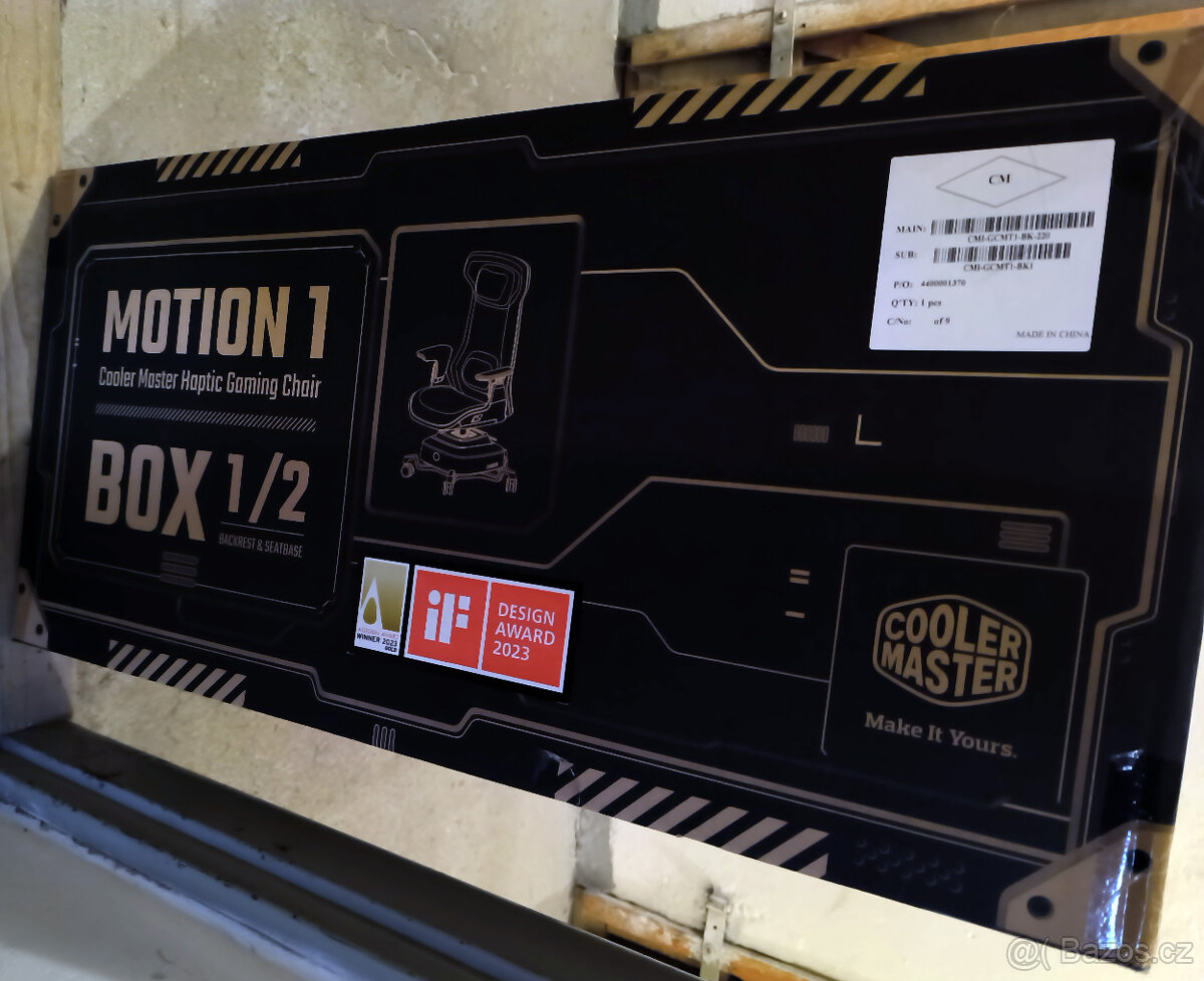 Herní křeslo gaming chair haptic Motion 1 by CoolerMaster - 5