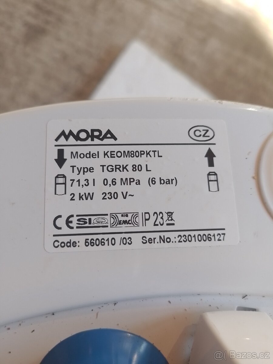 Elektrický bojler MORA - 5