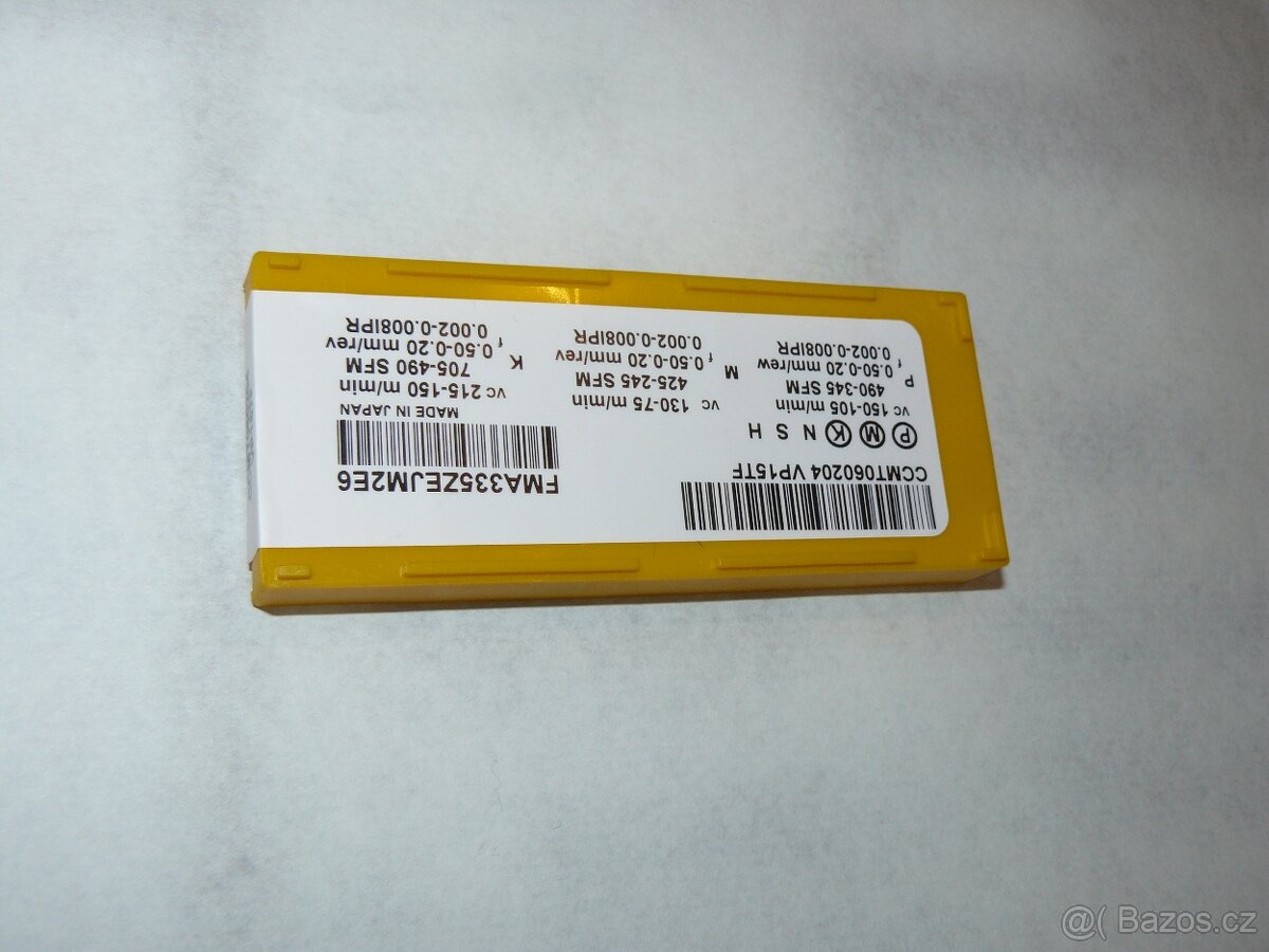 Výměnná břitová destička CCMT060204 VP15TF, Japonsko (NOVÉ) - 5